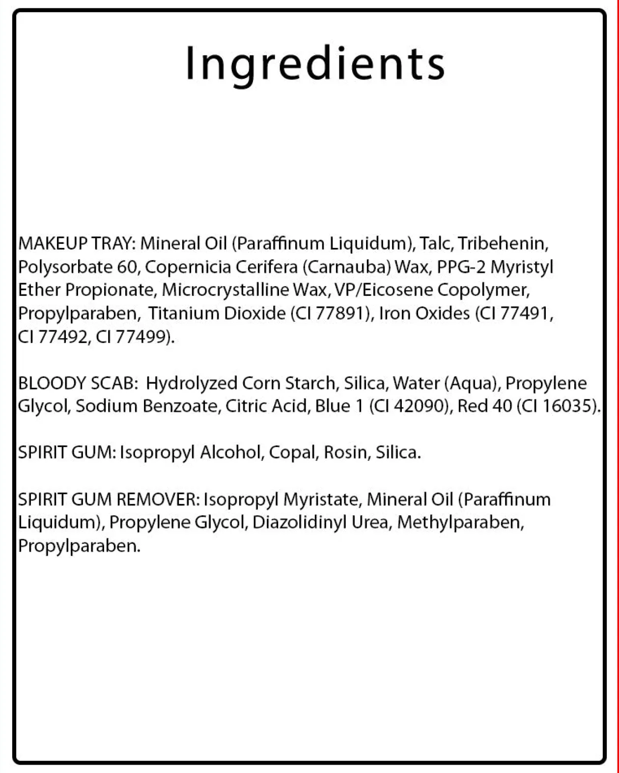 Fun World Zipper Face Makeup Kit Shop