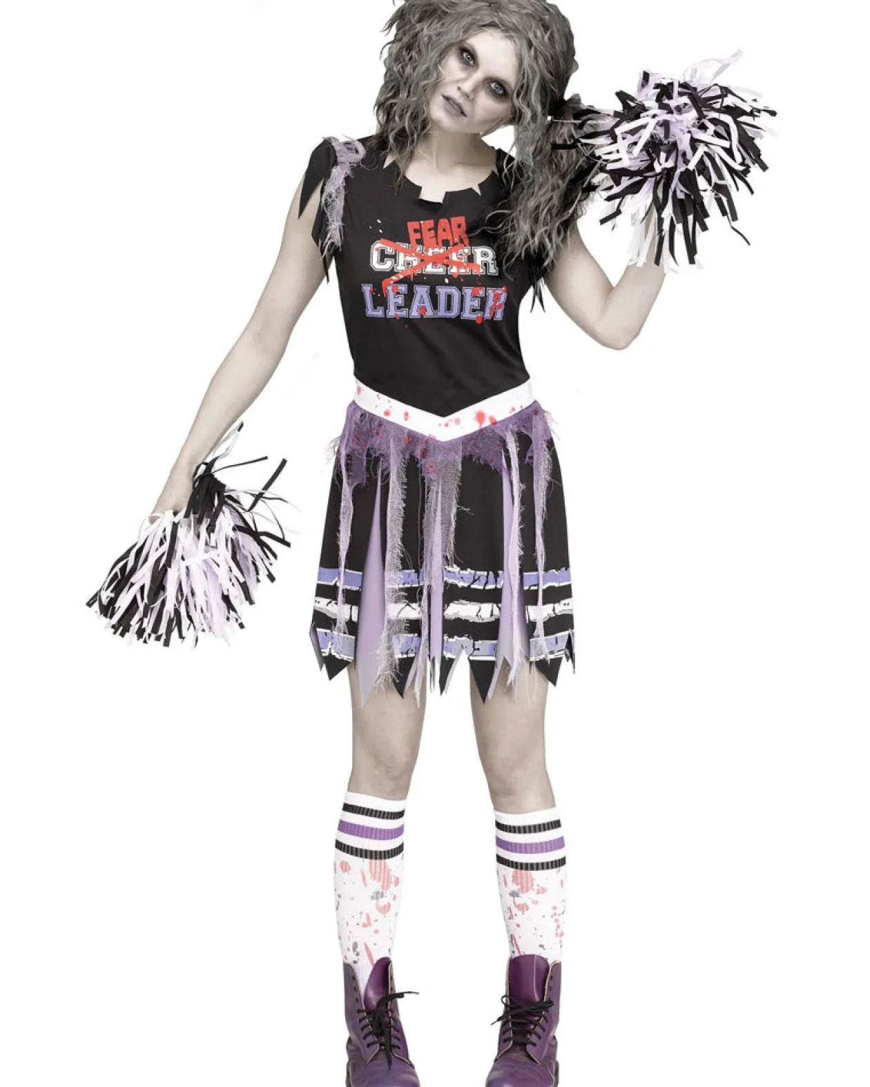 Fun World Zombie Fearleader Womens Costume Outlet