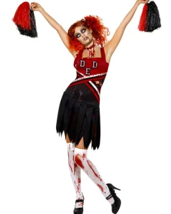 Smiffys Zombie Horror Cheerleader Womens Costume Cheap