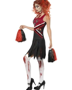 Smiffys Zombie Horror Cheerleader Womens Costume Cheap