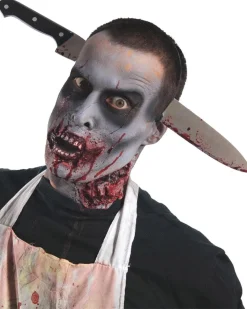 Rubies Zombie Kitchen Knife Through Head Headband Online