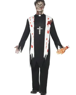 Smiffys Zombie Priest Mens Costume Hot
