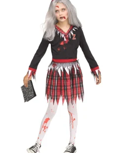 Fun World Zombie Schoolgirl Girls Costume Fashion